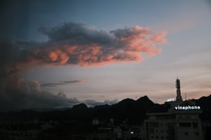 Chi nhánh VNPT Vinaphone Sơn La, chiều hoàng hôn