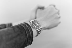 A luxury Rolex Submariner watch