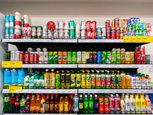 Beverage Shelf in a CVS