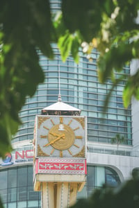 Tháp đồng hồ ở Công viên Lê Thị Riêng