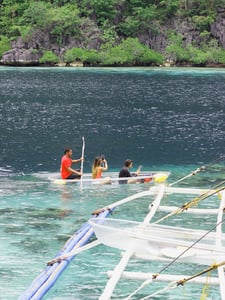 Chèo thuyền kayak tại Coron