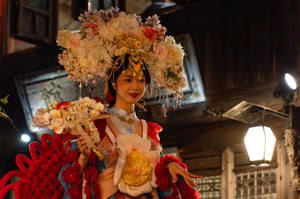 Art Performer in Wuzhen, China
