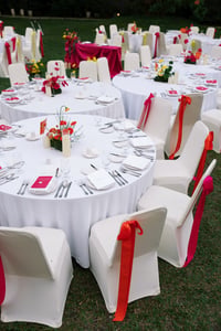 Wedding Table Setup