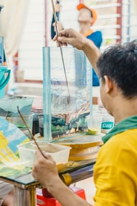 Vẽ tranh cát