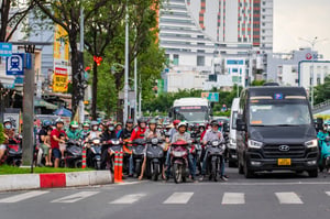 Red light traffic