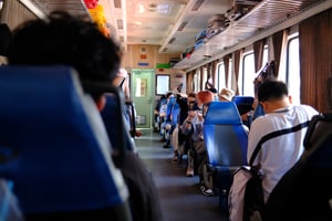 Trên tàu lửa Phan Thiết - Hồ Chí Minh