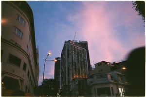 Urban sunset