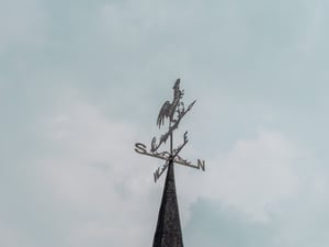 A Rooster on the Church