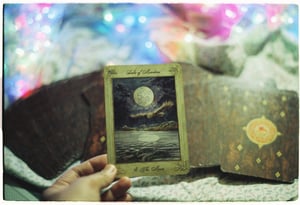 The Moon tarot card