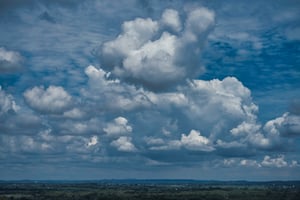 Dramatic Blue Sky