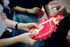 Lucky money for Tet