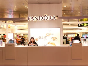 Cửa hàng Pandora tại sân bay Hamad (Doha)