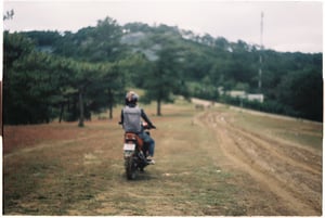 Chạy xe trên đồi thông Đà Lạt