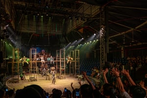 Vở xiếc "Vùng đất Kỳ bí" (phân cảnh "Thổ thần")