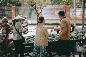 Mua xoài non dạo