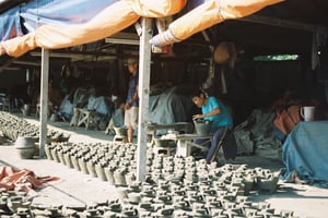 Xóm làm bếp lò gốm làng Phú Định (TP.HCM)