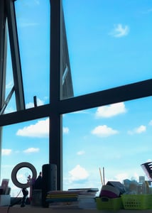 Window View To The Sky