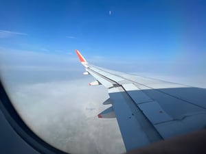 The View from my plan window