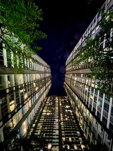 Khu đô thị Vinhomes về đêm