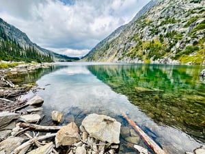 Kokanee Lake Surface Like Glass