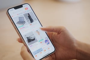 Shopping on phone