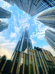 Busy Buildings around Landmark 81