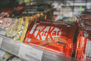 KitKat on shelf