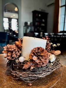 Giỏ nến mùa Noel
