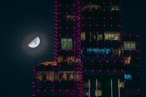 The half moon nex to the landmark 81
