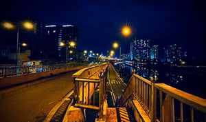 City Skyline at Night