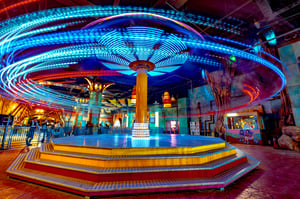 Carousel Light: Xích đu Ánh sáng tại Bà Nà Hill