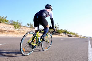 Man Riding Bicycle