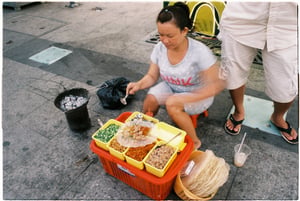 Quầy bánh tráng nướng