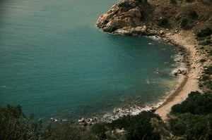 Một eo biển ở Ninh Thuận