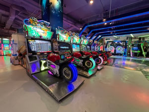 An empy game space in Giga Mall