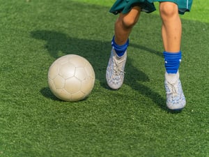 Dribbling the ball