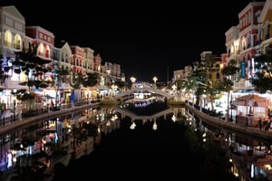 Venice Grand World at Night