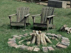 Two Wooden chairs