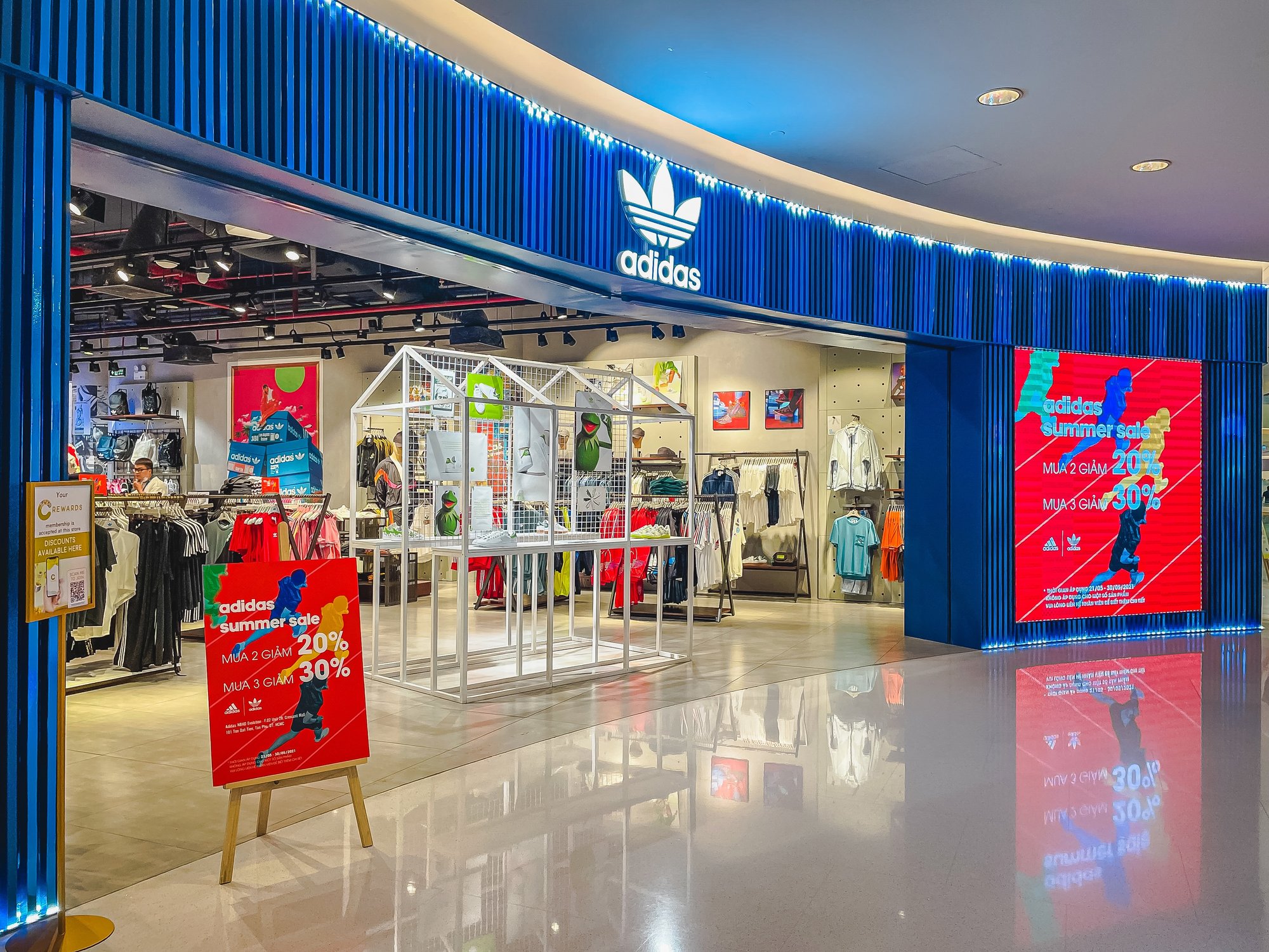 adidas store in a mall