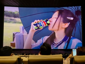 Quảng cáo Pepsi trong rạp chiếu phim