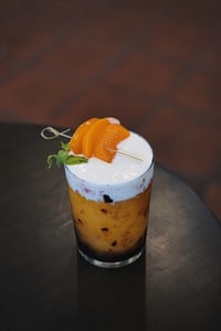 Sữa chua kem đào việt quất