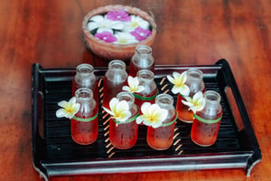Welcome drink at Muine Bay Resort