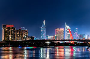Hồ Chí Minh City Night Skyline