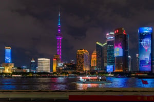 Shanghai City Skyline