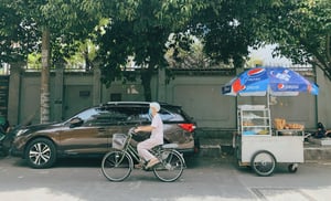 A typical Vietnameses street