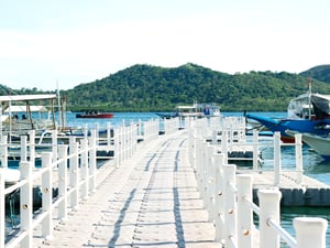 Bến tàu ở Coron
