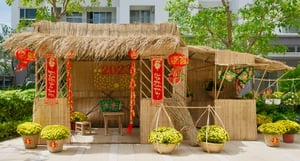 Mái tranh ngày Tết