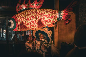 Art Performer in Wuzhen, China
