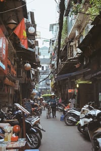 Ngõ nhỏ ở Hà Nội