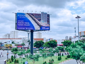 OOH Billboard by a real-estate brand
